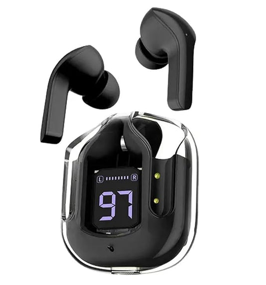 Bluetooth Ultrapods Buds With Transparent Charging Case